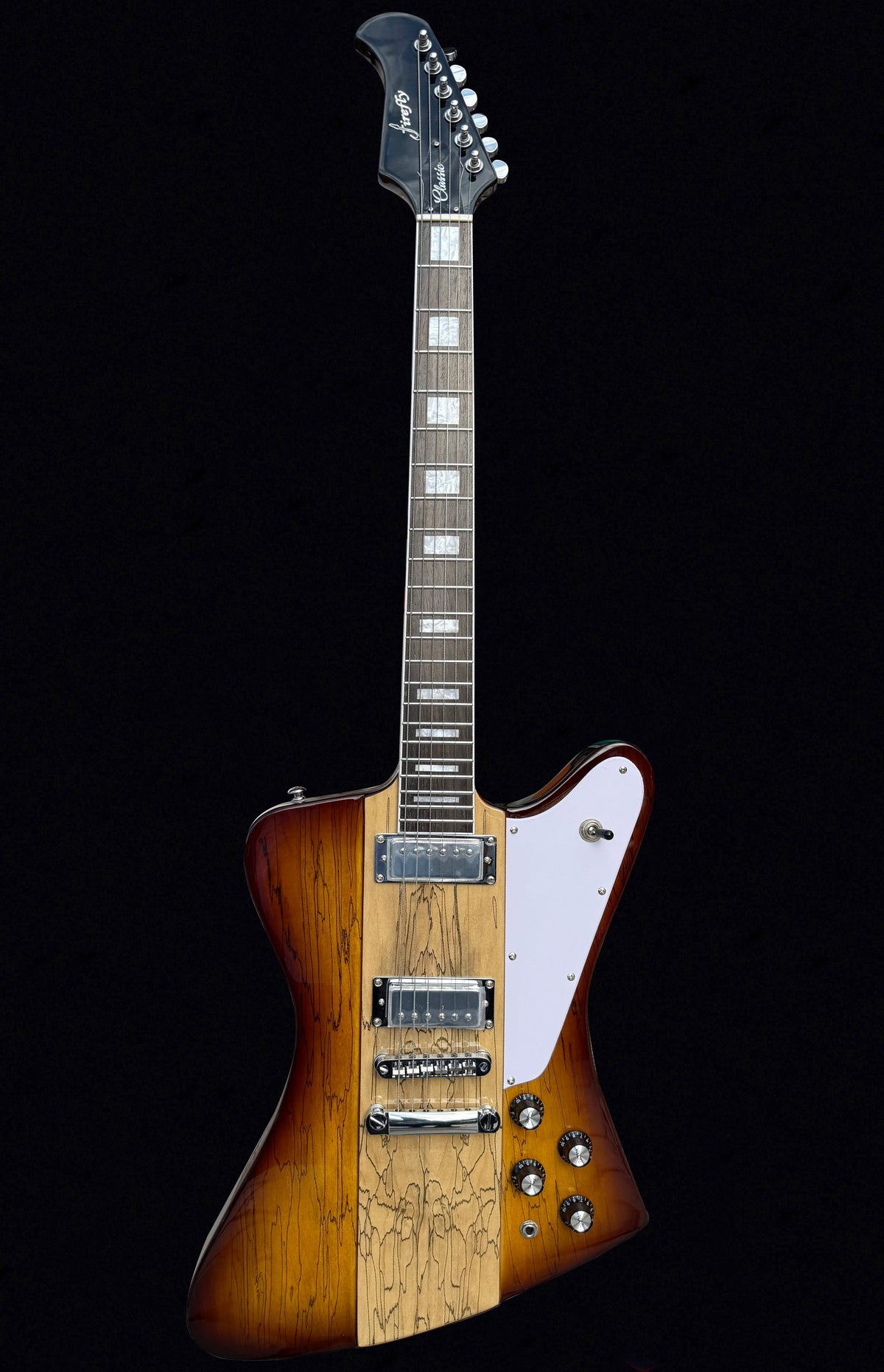 NEW Firefly FFDB Electric Guitar (Sunburst Spalted Color)