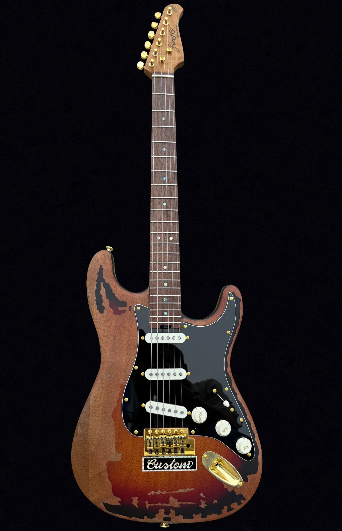 Firefly FFST CLASSIC Relic MODEL ELECTRIC GUITARS (Sunburst Color)