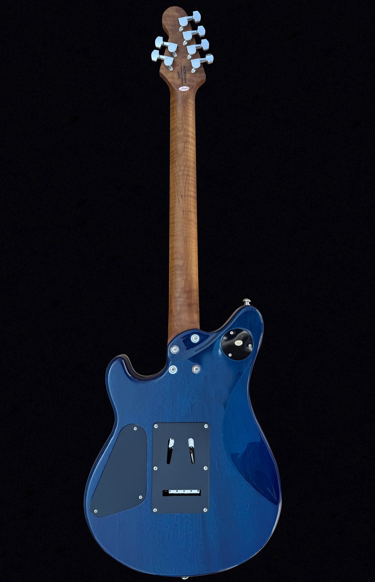 Firefly FFMN Electric Guitar With Flamed Maple Top (Transparent Blue Color)