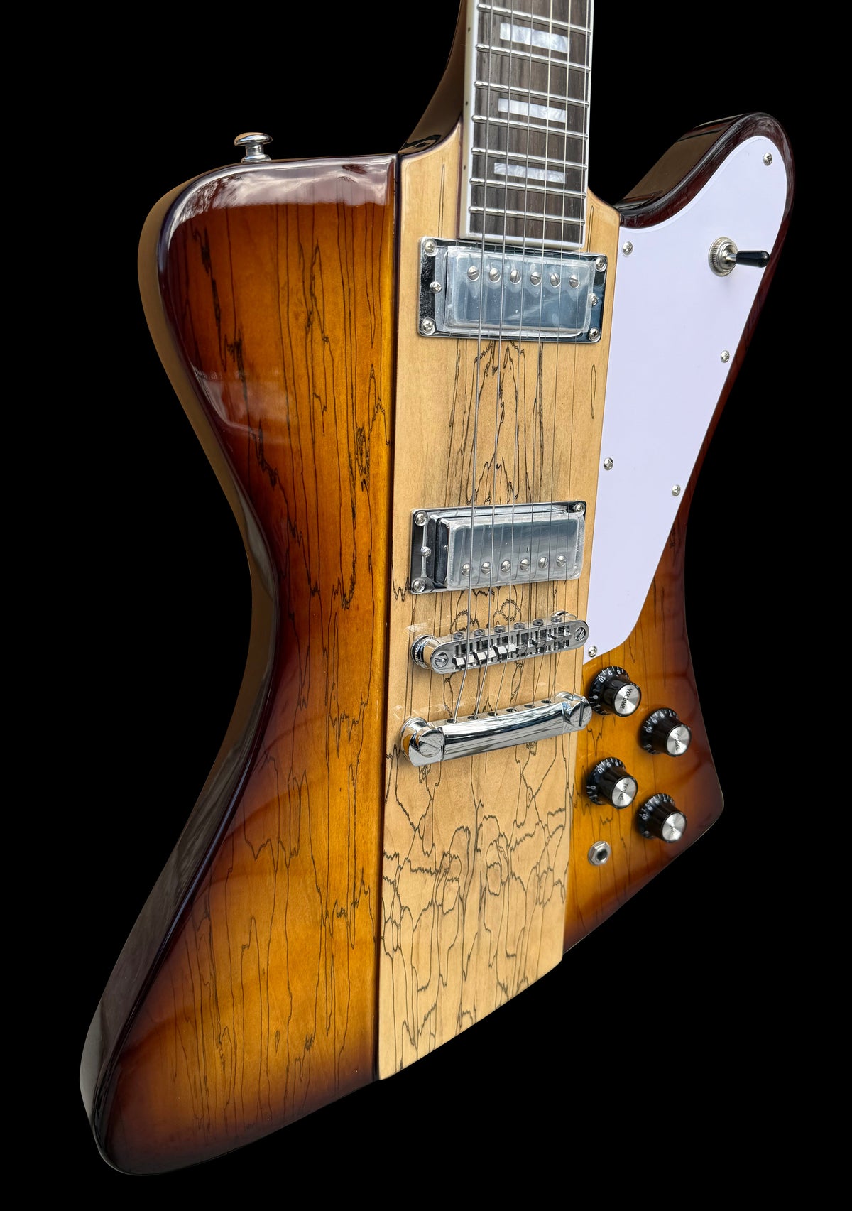 NEW Firefly FFDB Electric Guitar (Sunburst Spalted Color)