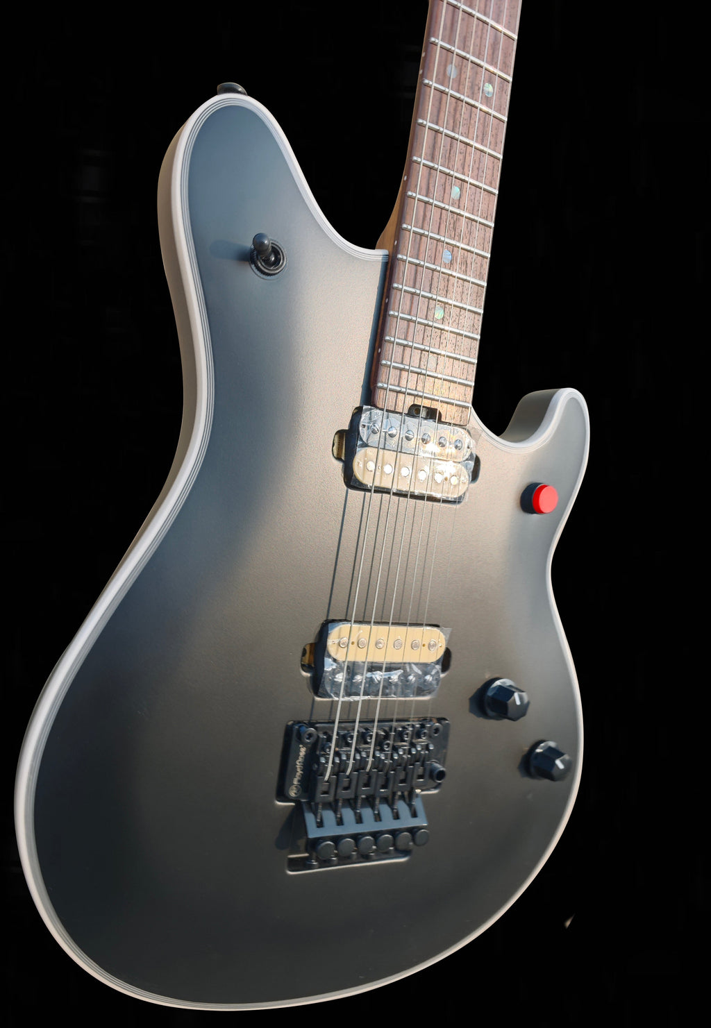 Firefly FFMN Electric Guitar With Flamed Maple Top Floyd Rose Tremolo (Matte Black Color)