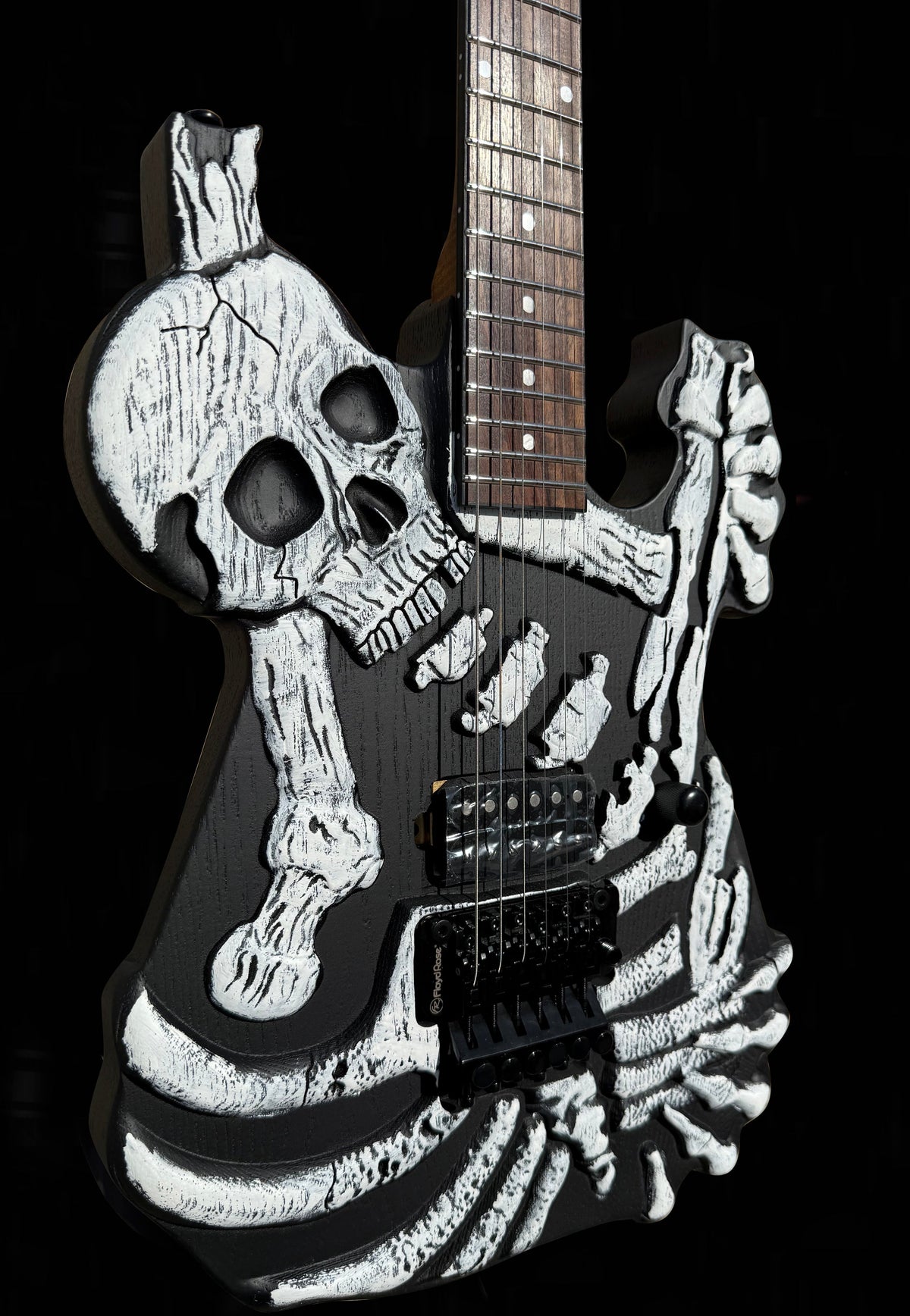 New Firefly Bone Shredder Classic Model Electric Guitar (Matte Black Color)