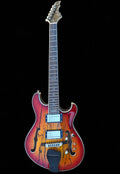 NEW Pegasus Spalted Maple ELECTRIC GUITARS (Cherry Sunburst Color)